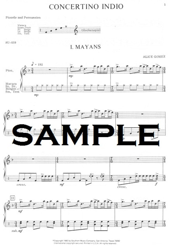 Gomez, A :: Concertino Indio