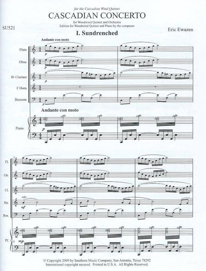 Ewazen, E :: Cascadian Concerto