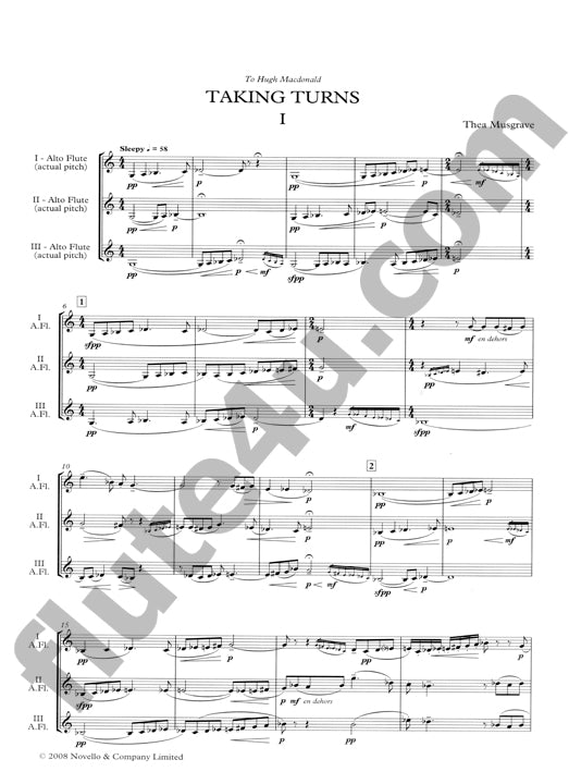 Musgrave, T :: Taking Turns (Score)