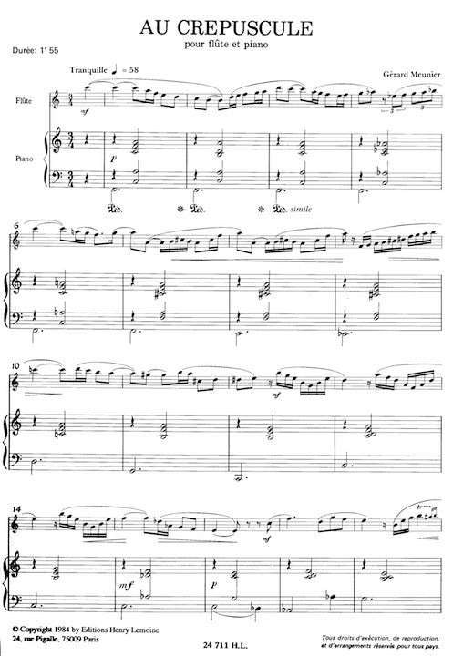 Meunier, G :: Au Crepuscule