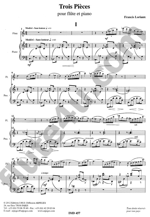 Loriaux, F :: Trois Pieces [Three Pieces]