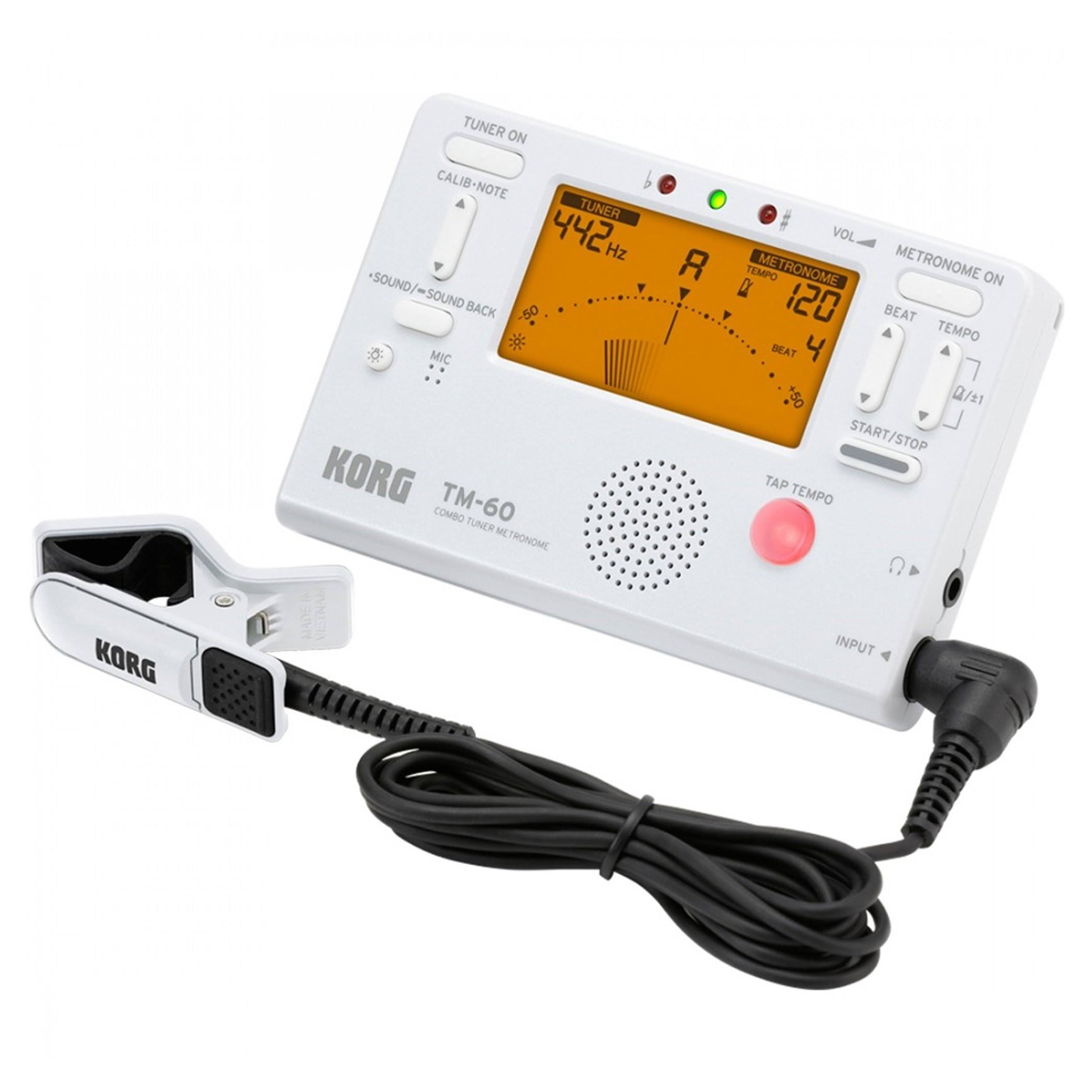 Korg TM-60C Combo Metronome and Tuner Plus Contact Microphone