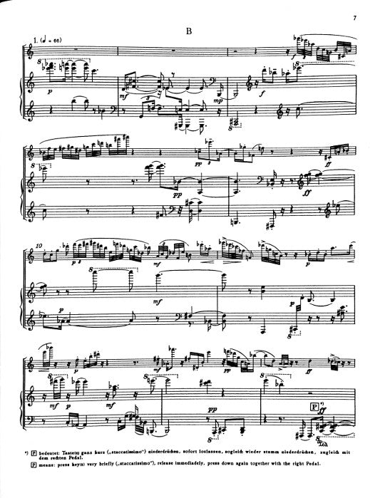 Krenek, E :: Flotenstuck, neunphasig [Flute Piece, in nine phases]