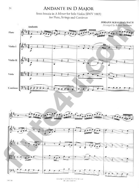 Bach, JS :: The Well-Tempered Flutist: 101 Pieces for Solo Flute
