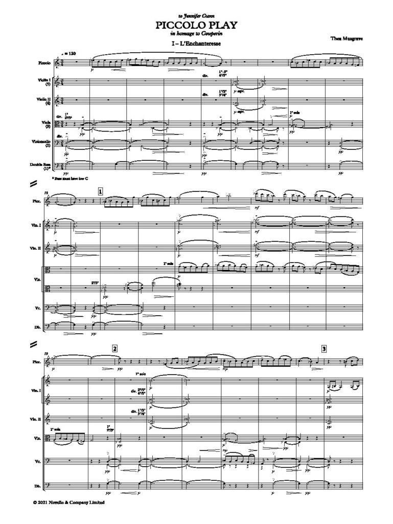 Musgrave, T :: Piccolo Play