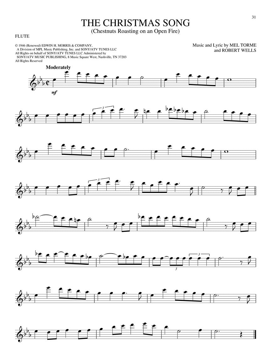 Various :: The Big Book of Christmas Songs for Flute