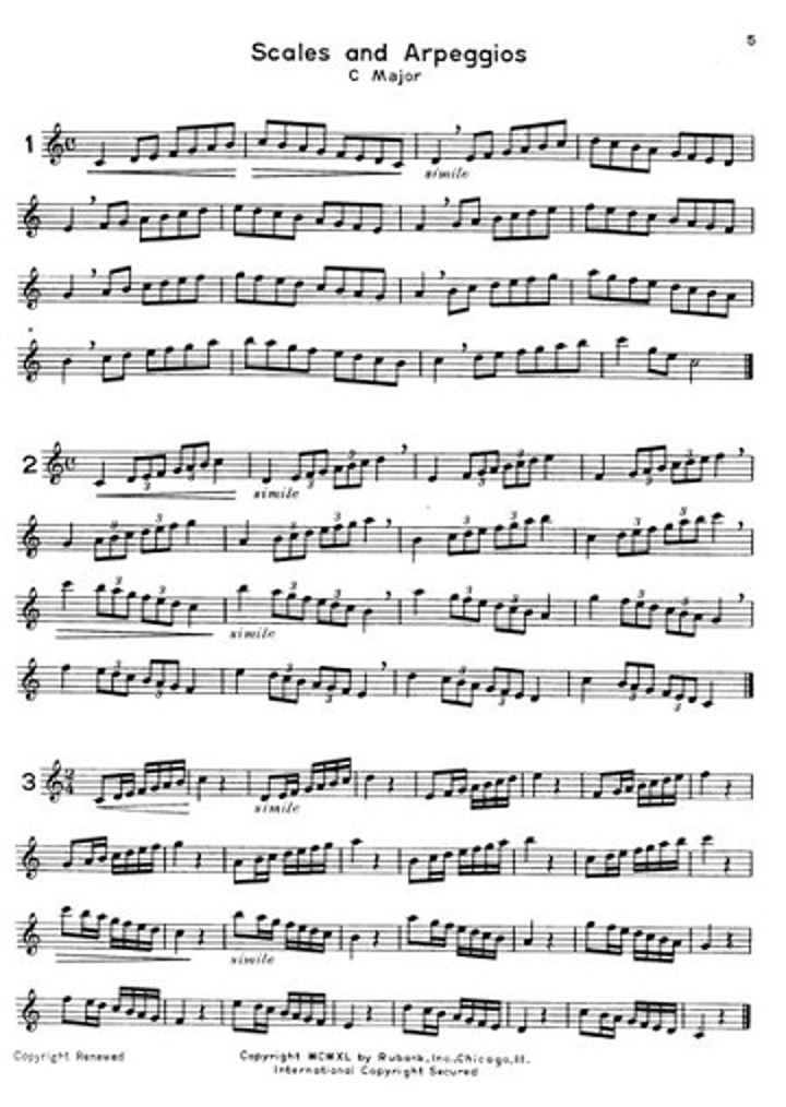 Rubank :: Rubank Advanced Method - Vol. I