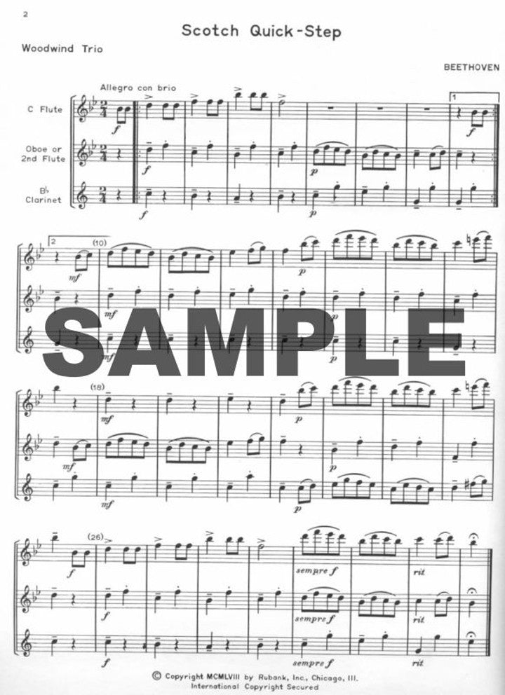 Various :: Chamber Music for Three Woodwinds - Vol. I