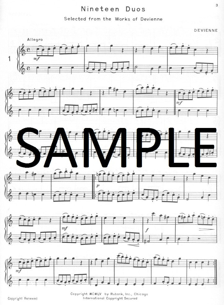 Various :: Selected Duets - Volume I (Easy-Medium)