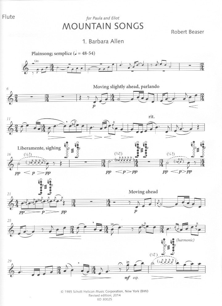 Beaser, R :: Mountain Songs
