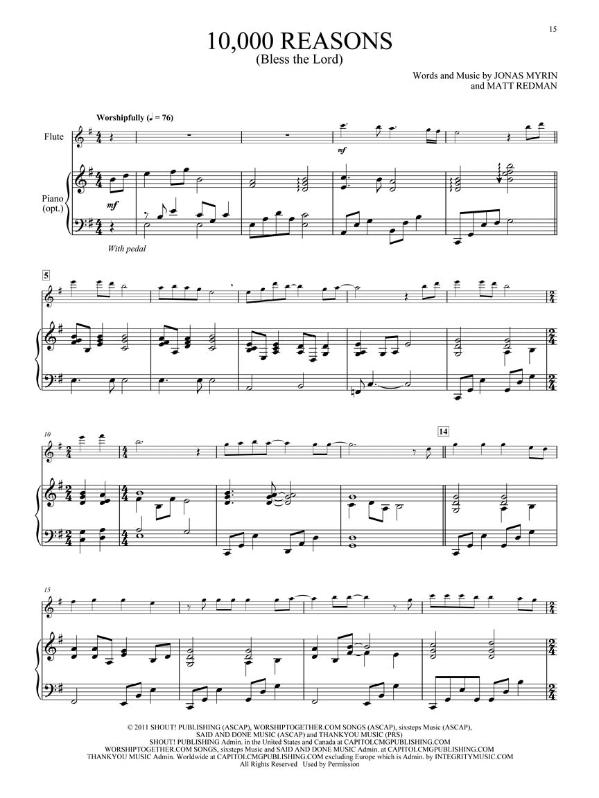 Various :: Sunday Solos for Flute: Preludes, Offertories & Postludes