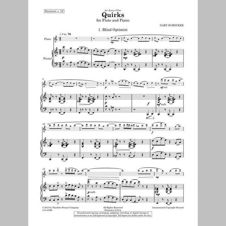 Schocker, G :: Quirks