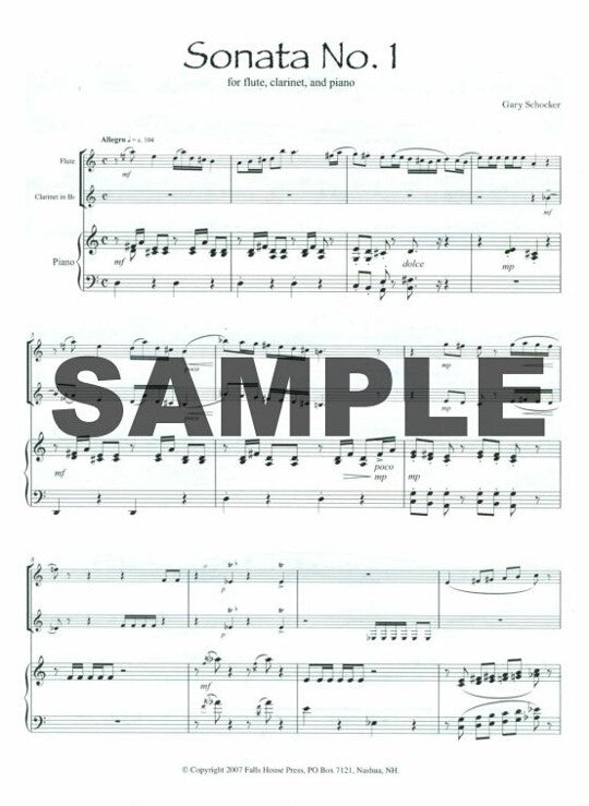 Schocker, G :: Sonata No. 1