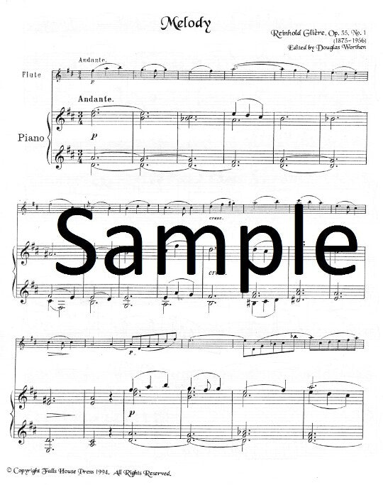 Gliere, R :: Melody and Waltz, Op. 35