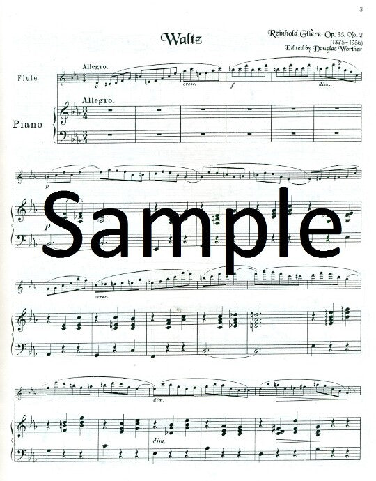 Gliere, R :: Melody and Waltz, Op. 35