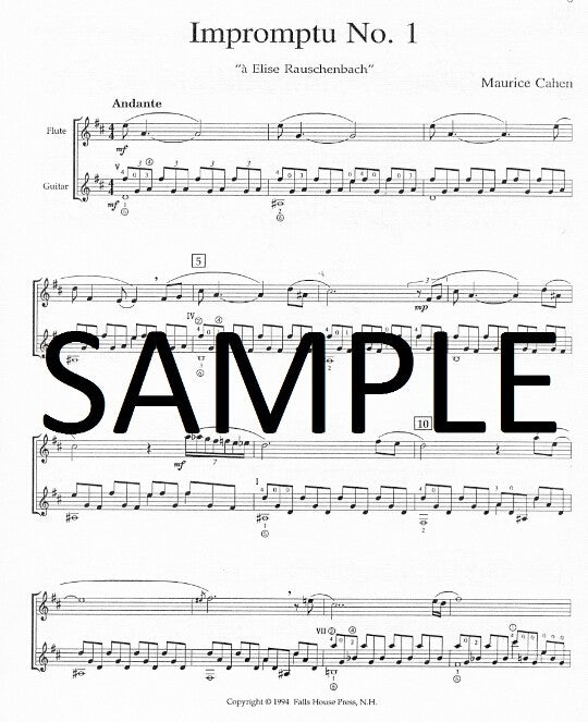 Cahen, M :: Impromptu No. 1