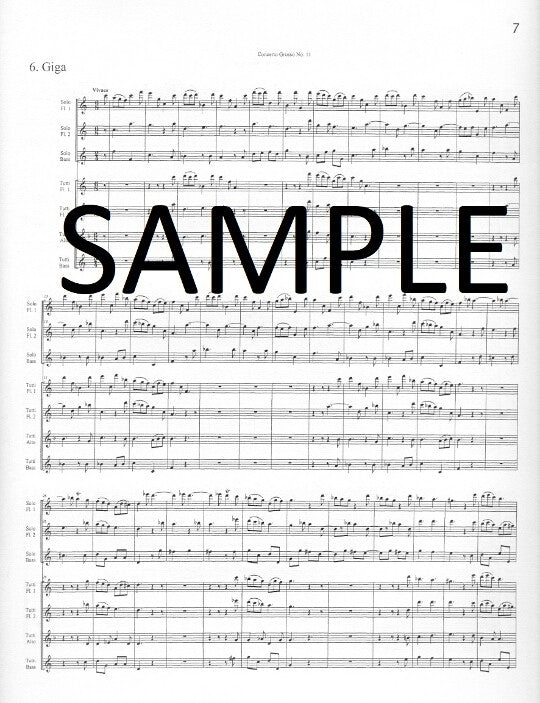 Corelli, A :: Concerto Grosso No. 11