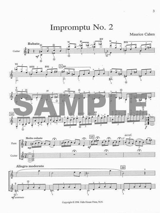 Cahen, M :: Impromptu No. 2