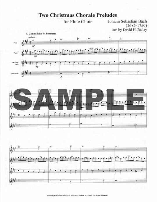 Bach, JS :: Two Christmas Chorale Preludes