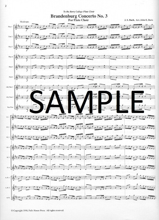 Bach, JS :: Brandenburg Concerto No. 3