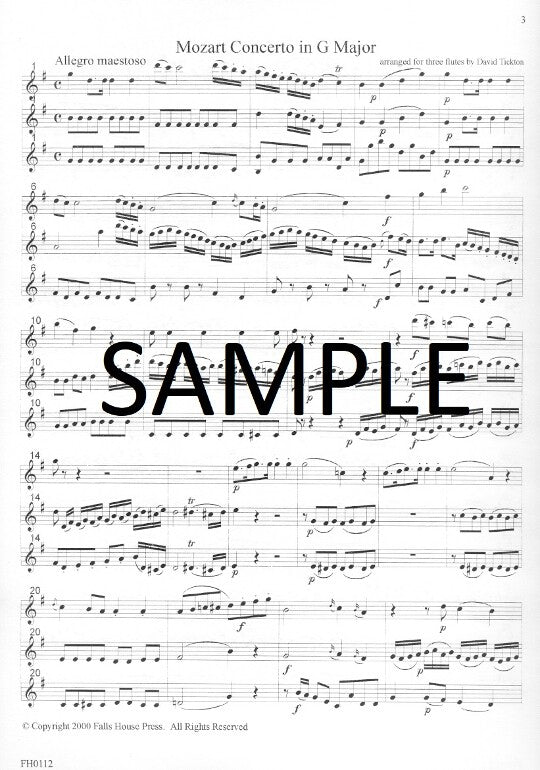 Mozart, WA :: Concerto in G Major