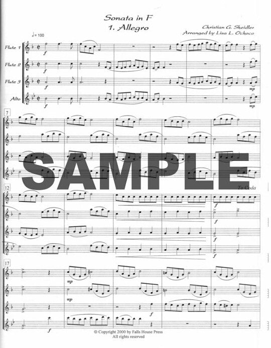 Sheidler, CG :: Sonata in F