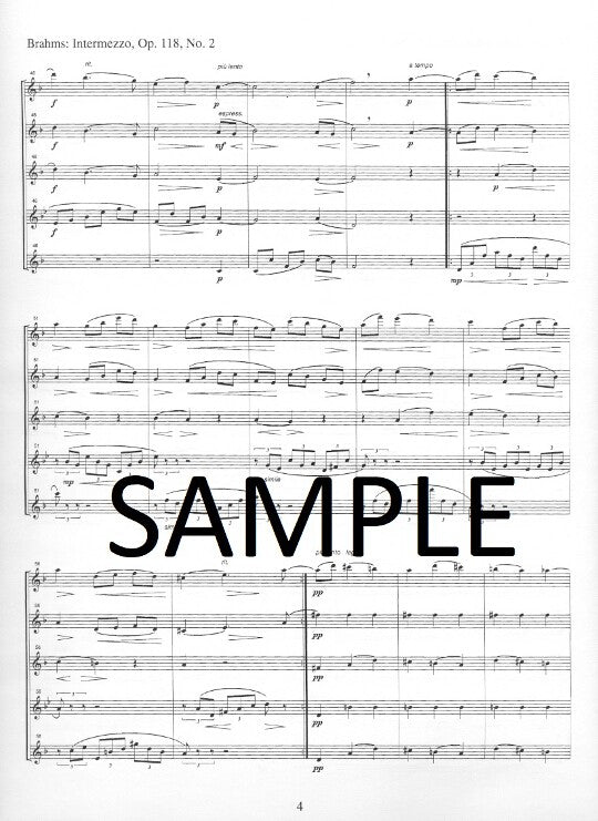 Brahms, J :: Intermezzo, Op. 118, No. 2