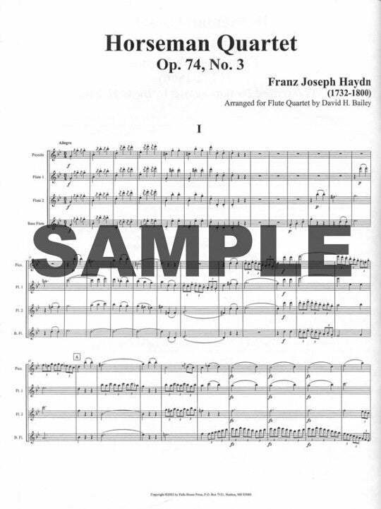 Haydn, J :: Horseman Quartet, op. 74, No. 3