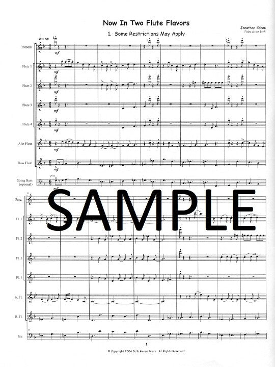 Cohen, J :: Now in Two Flute Flavors