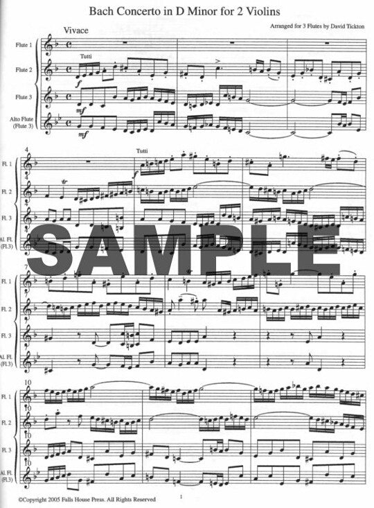 Bach, JS :: Concerto in D minor