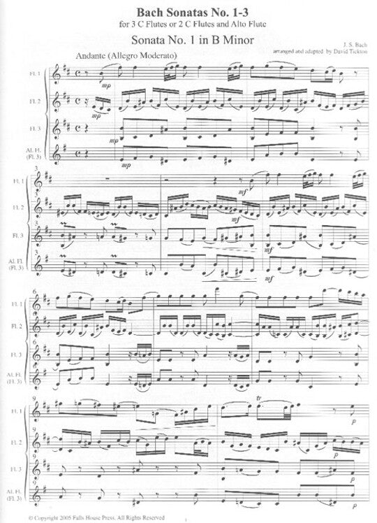 Bach, JS :: Sonatas No. 1-3