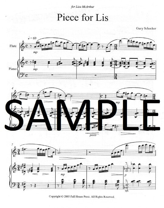 Schocker, G :: Piece for Lis