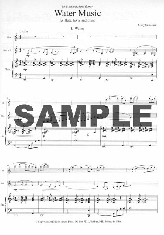 Schocker, G :: Water Music