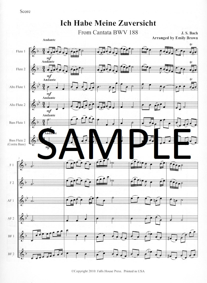 Bach, JS :: Ich Habe Meine Zuverzicht from Cantata BWV 188