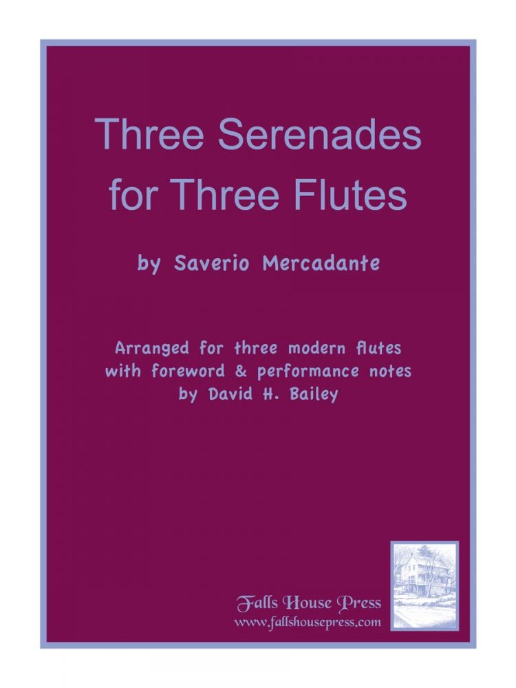 Mercadante, S :: Three Serenades for Three Flutes