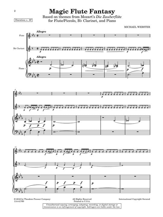 Webster, M :: Magic Flute Fantasy