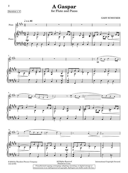 Schocker, G :: A Gasper