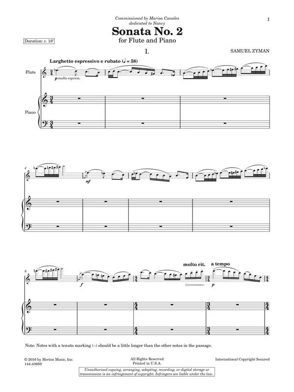 Zyman, S :: Sonata No. 2