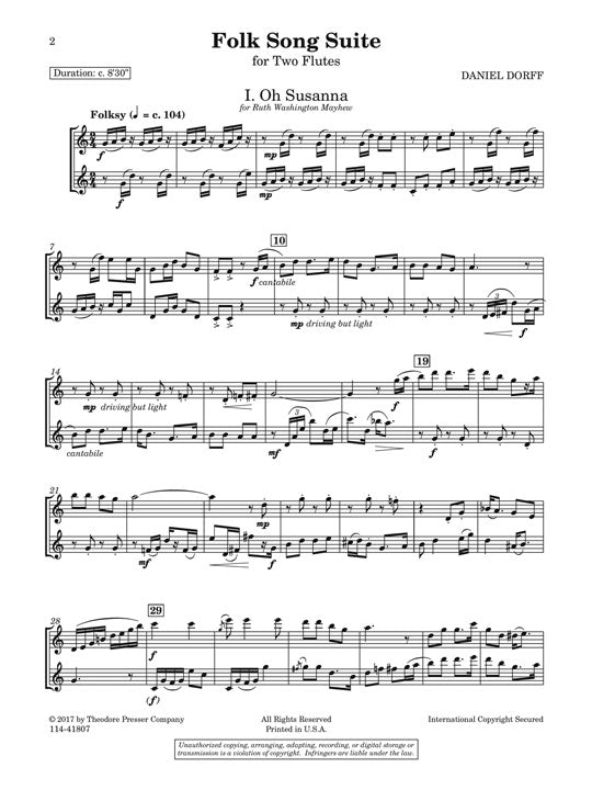 Dorff, D :: Folk Song Suite