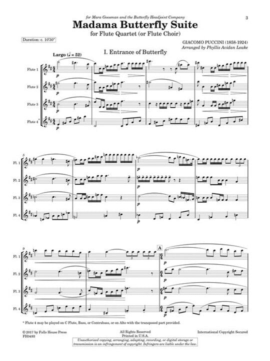 Puccini, G :: Madama Butterfly Suite