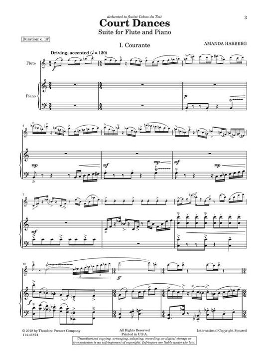 Harberg, A :: Court Dances