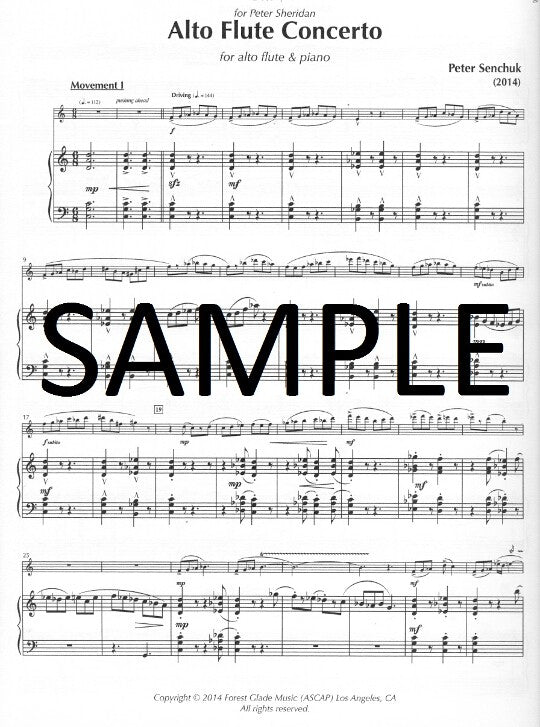 Senchuk, P :: Alto Flute Concerto