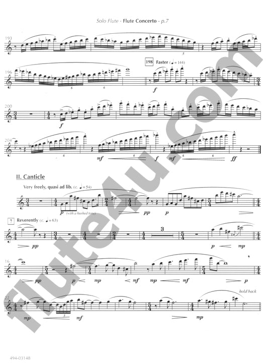 Senchuk, P :: Flute Concerto