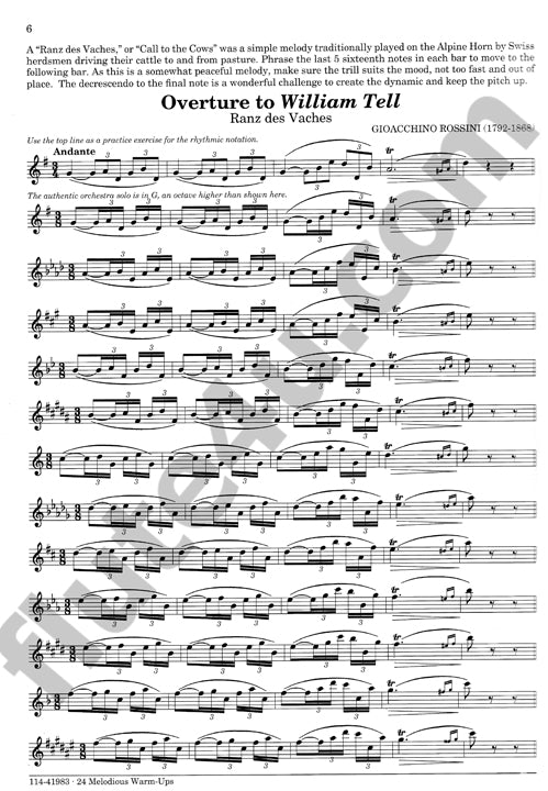 Sparks, J :: 24 Melodious Warm-Ups