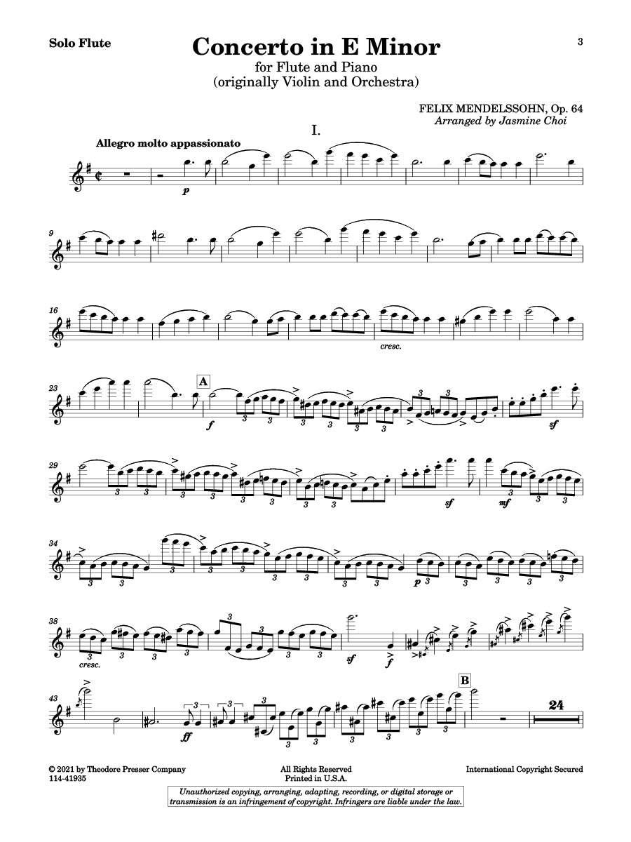 Mendelssohn, F :: Concerto in E Minor