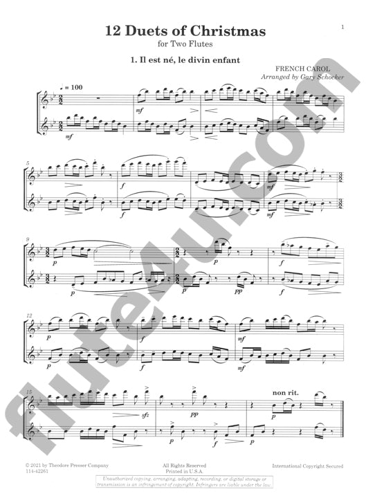 Traditional :: 12 Duets of Christmas
