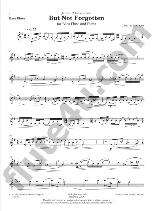 Schocker, G :: But Not Forgotten
