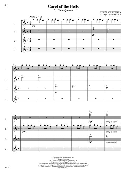 Wilhousky, P; Leontovich, M :: Carol of the Bells