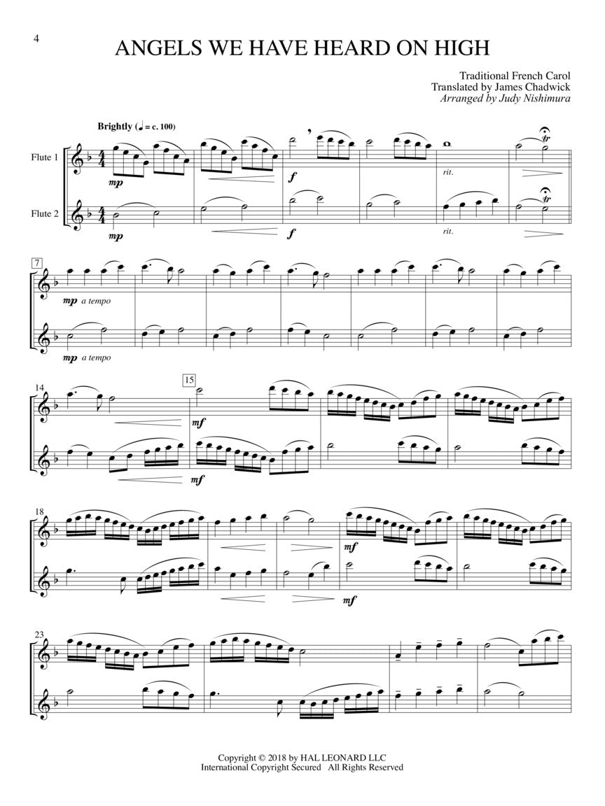 Traditional :: Christmas Joy for Flute Duet