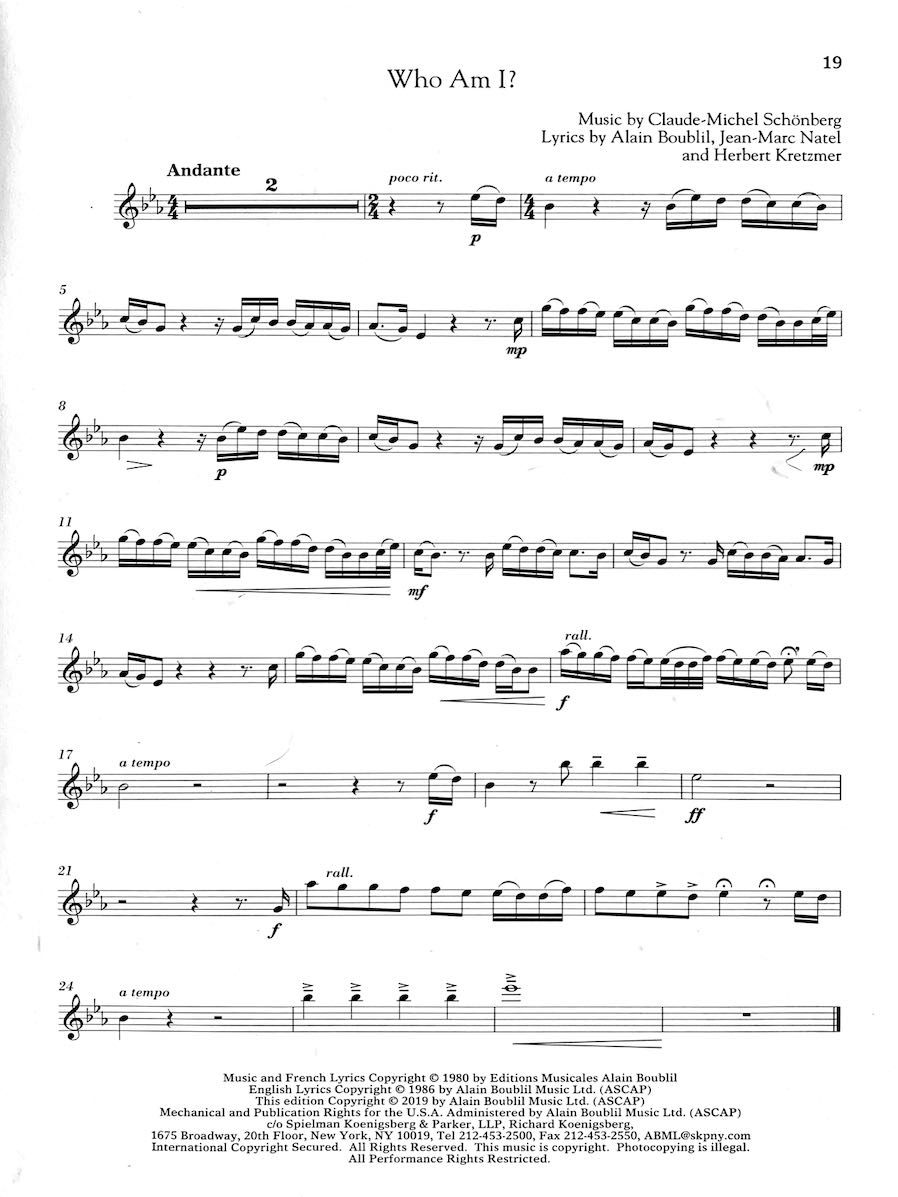 Shoenberg, CM :: Les Miserables for Classical Players